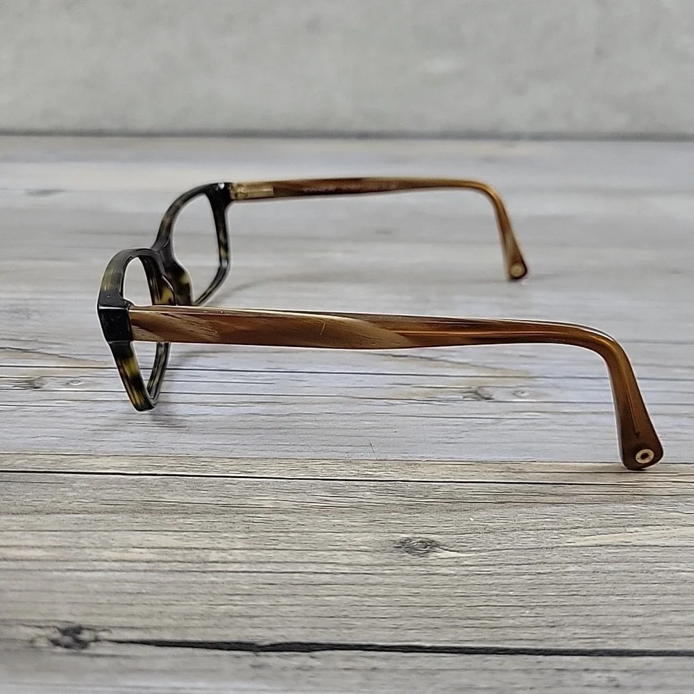 Coach Libby 6047 5204 Dark Tortoise Light Brown Horn 51-16-135 Eyeglasses Frames